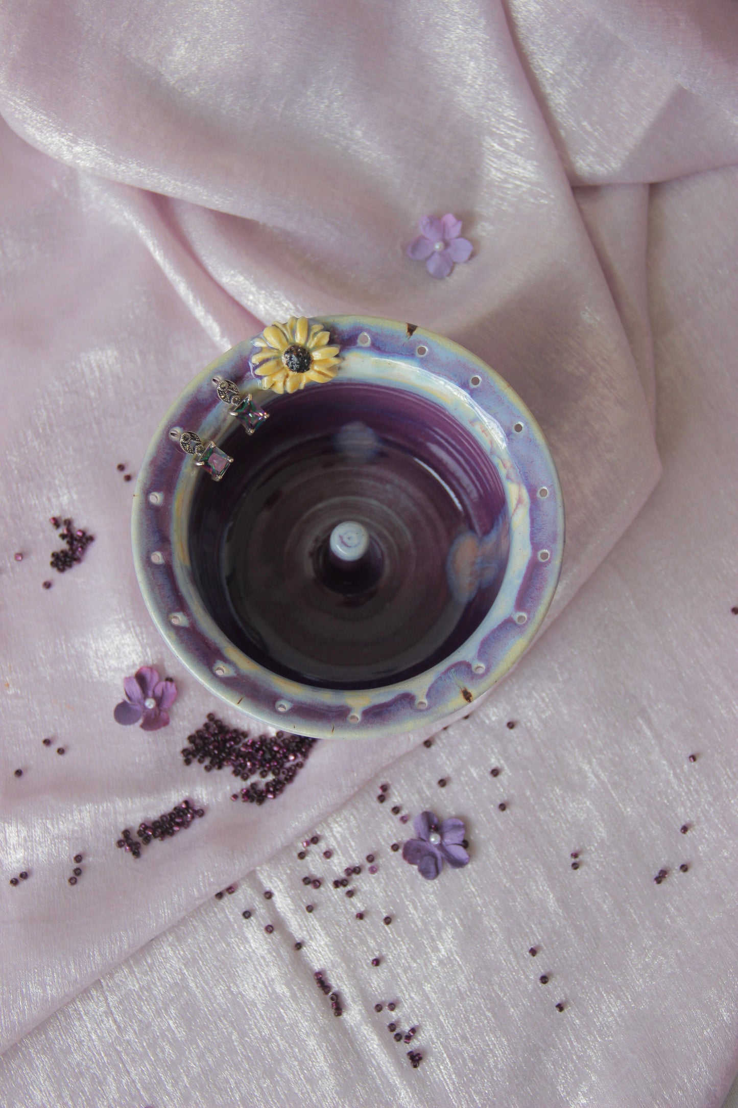 Ceramic Jewellery Holder | Plum Blossom