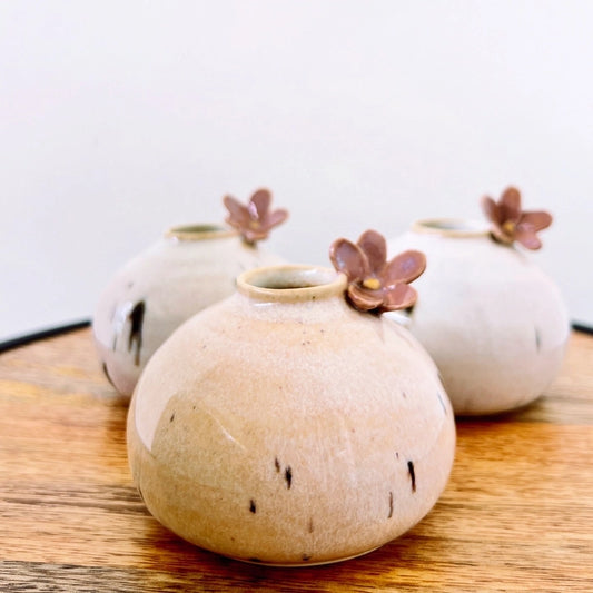 Handmade Blush Bloom Mini Vase