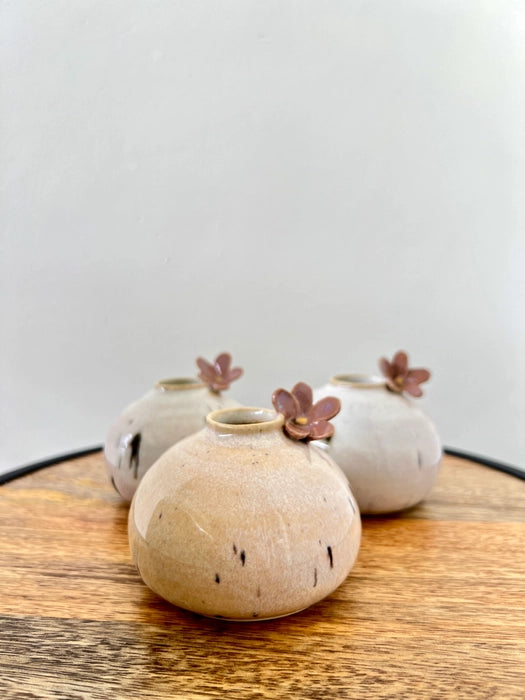 Handmade Blush Bloom Mini Vase