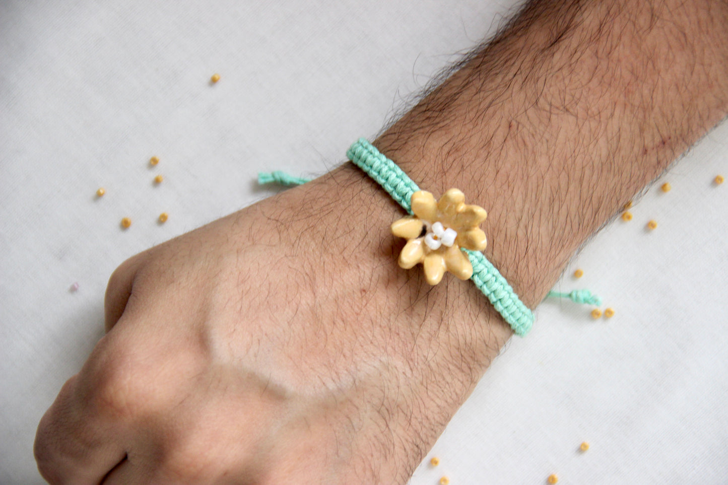 Bloom Charm Single Rakhi | Honey Petal