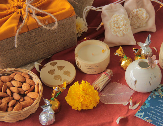 Threads of Joy Hamper | Mustard Yellow