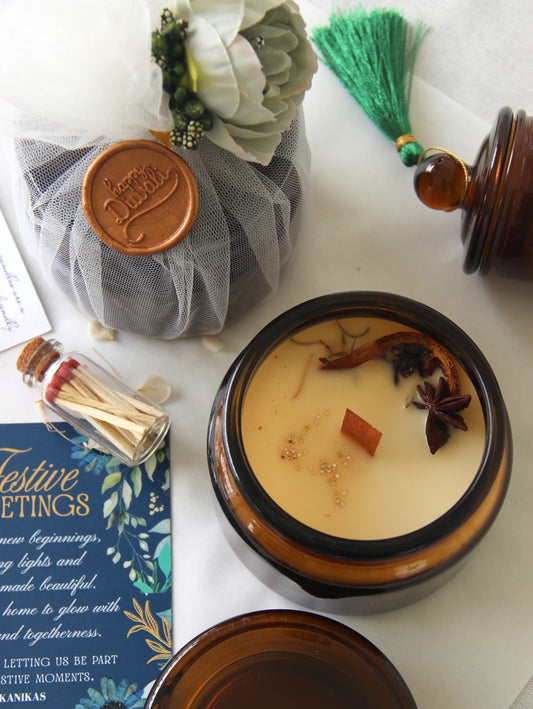Festive Whiff of Warmth | Large Soy Wax Candle