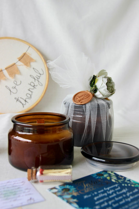 Festive Whiff of Warmth | Large Soy Wax Candle