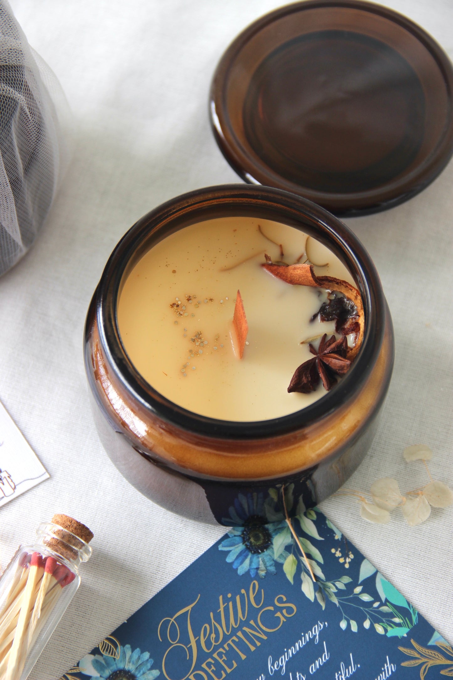 Festive Whiff of Warmth | Large Soy Wax Candle