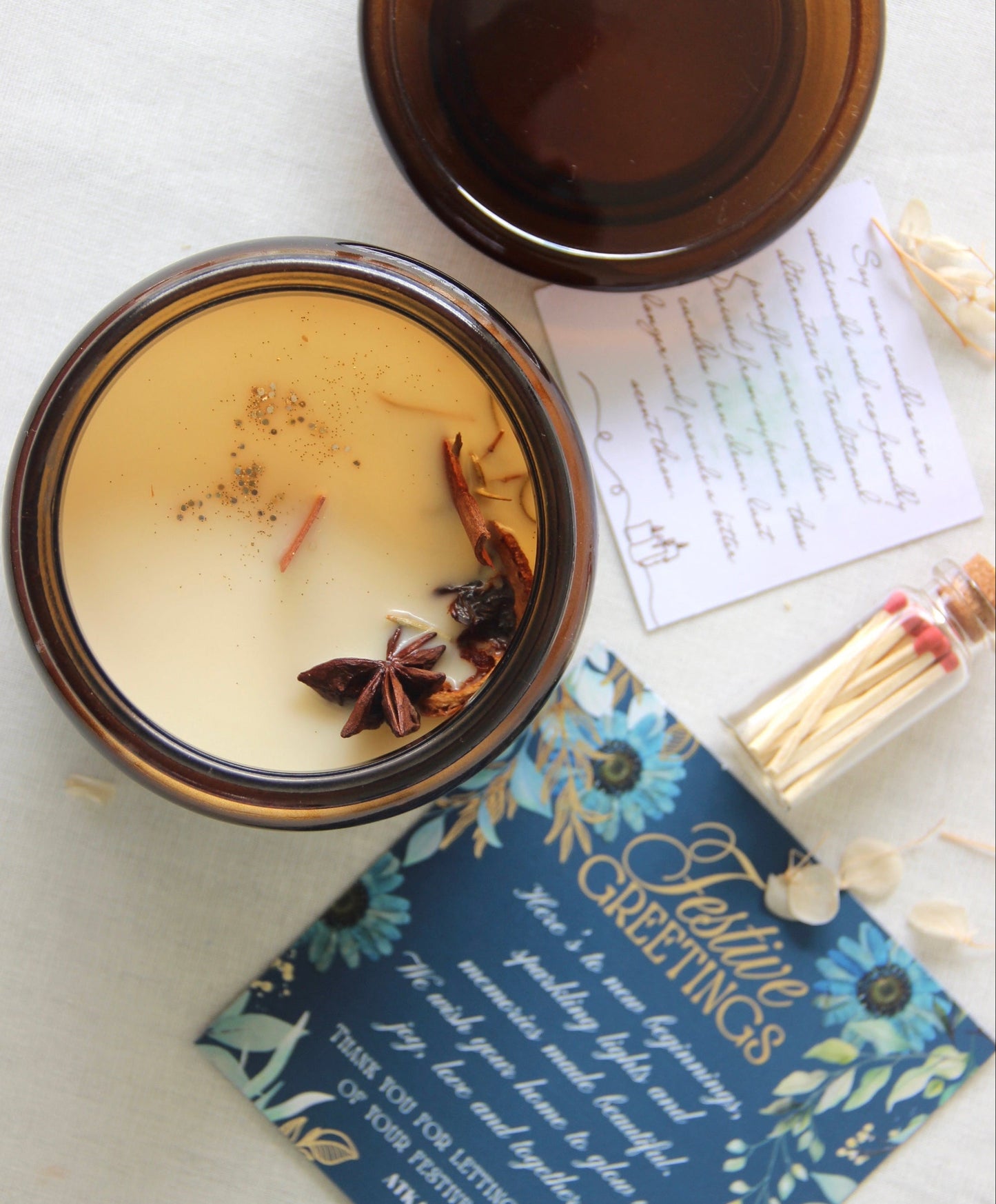 Festive Whiff of Warmth | Large Soy Wax Candle