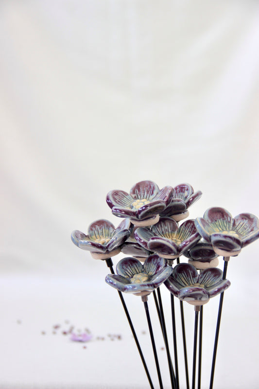 Windflower Ceramic Stem