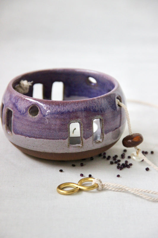Lavender Twilight | Ceramic Tealight Holder