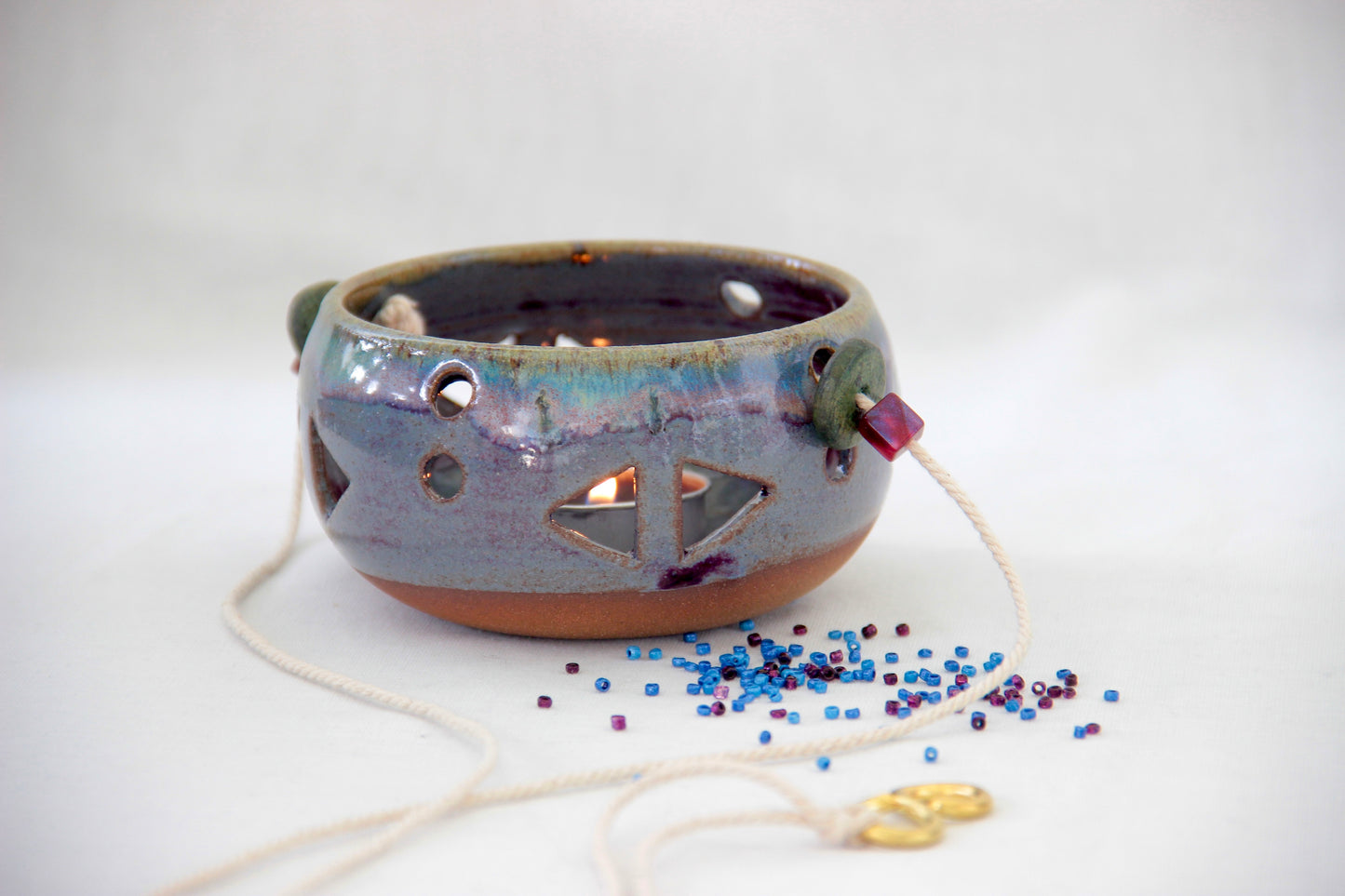 Misty Twilight | Ceramic Tealight Holder