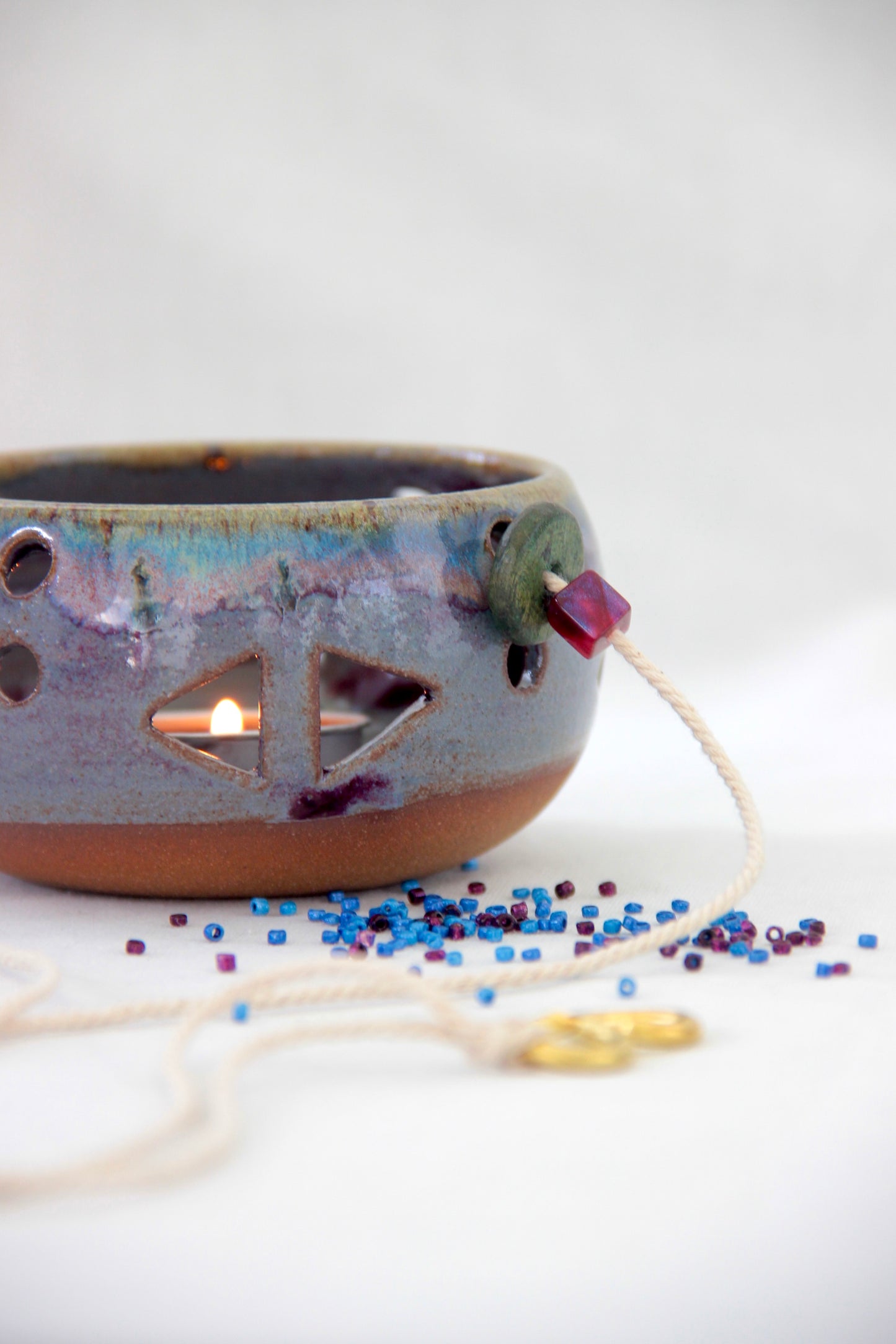 Misty Twilight | Ceramic Tealight Holder