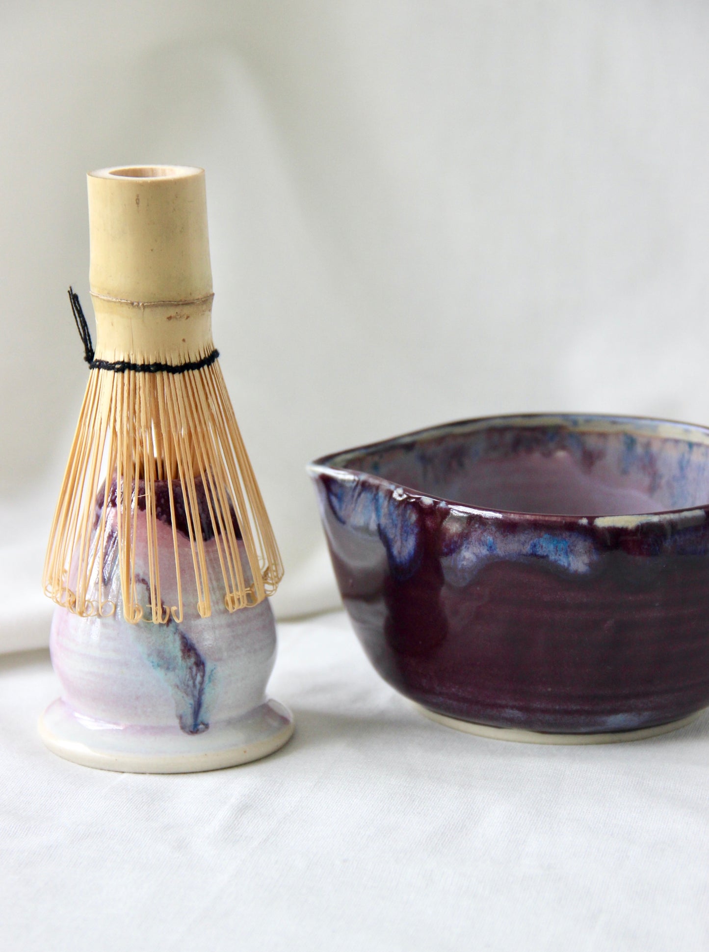Artisan Matcha Bowl Set | Levender Mist