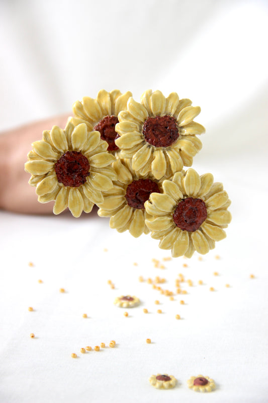 Sunflower Ceramic Stem