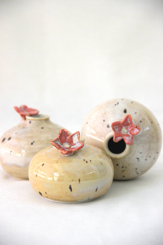 Handmade Ceramic Desk Pot | Milky Bloom