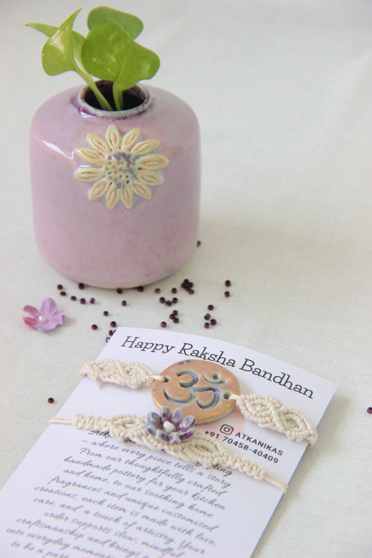 Handmade Ceramic Desk Pot | Lilac