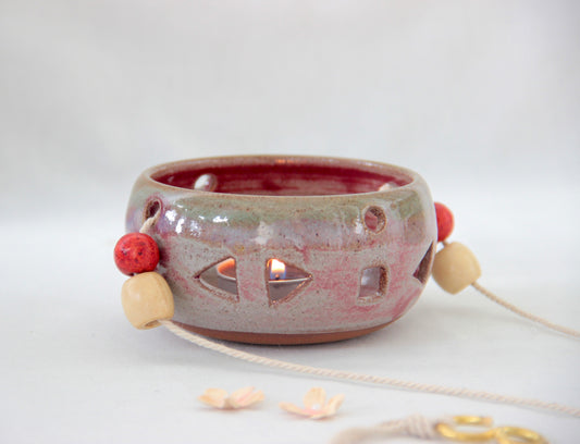 Sunset Blush | Ceramic Tealight Holder