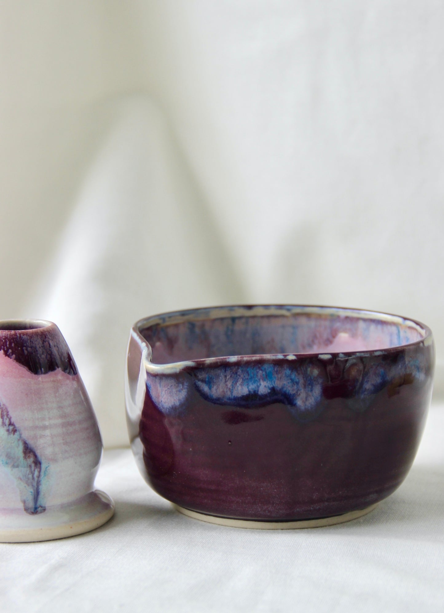 Artisan Matcha Bowl Set | Levender Mist