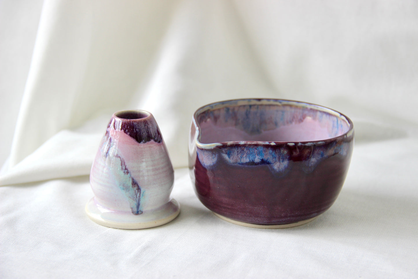 Artisan Matcha Bowl Set | Levender Mist