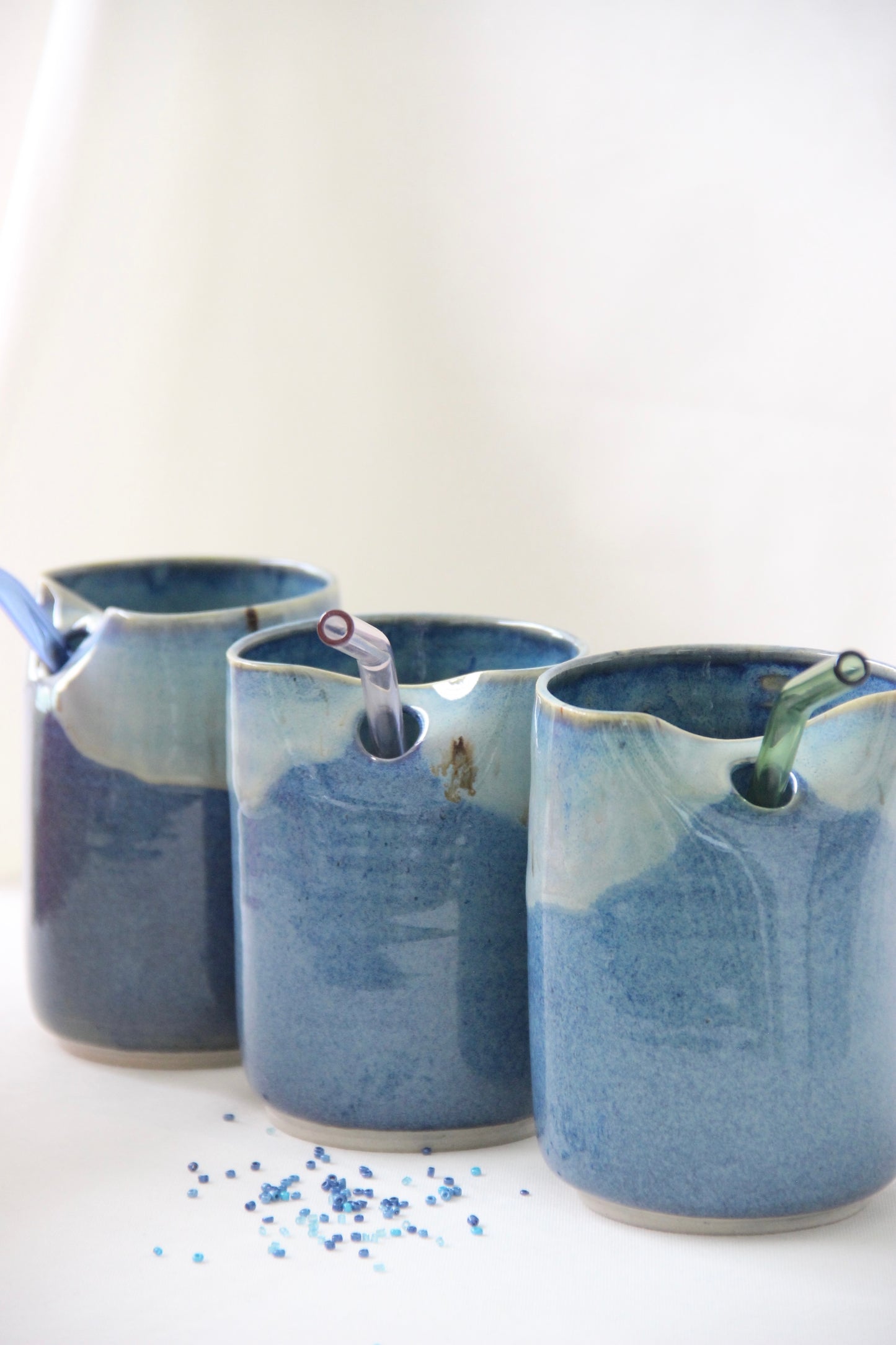 Ocean Blue Ceramic Tumbler