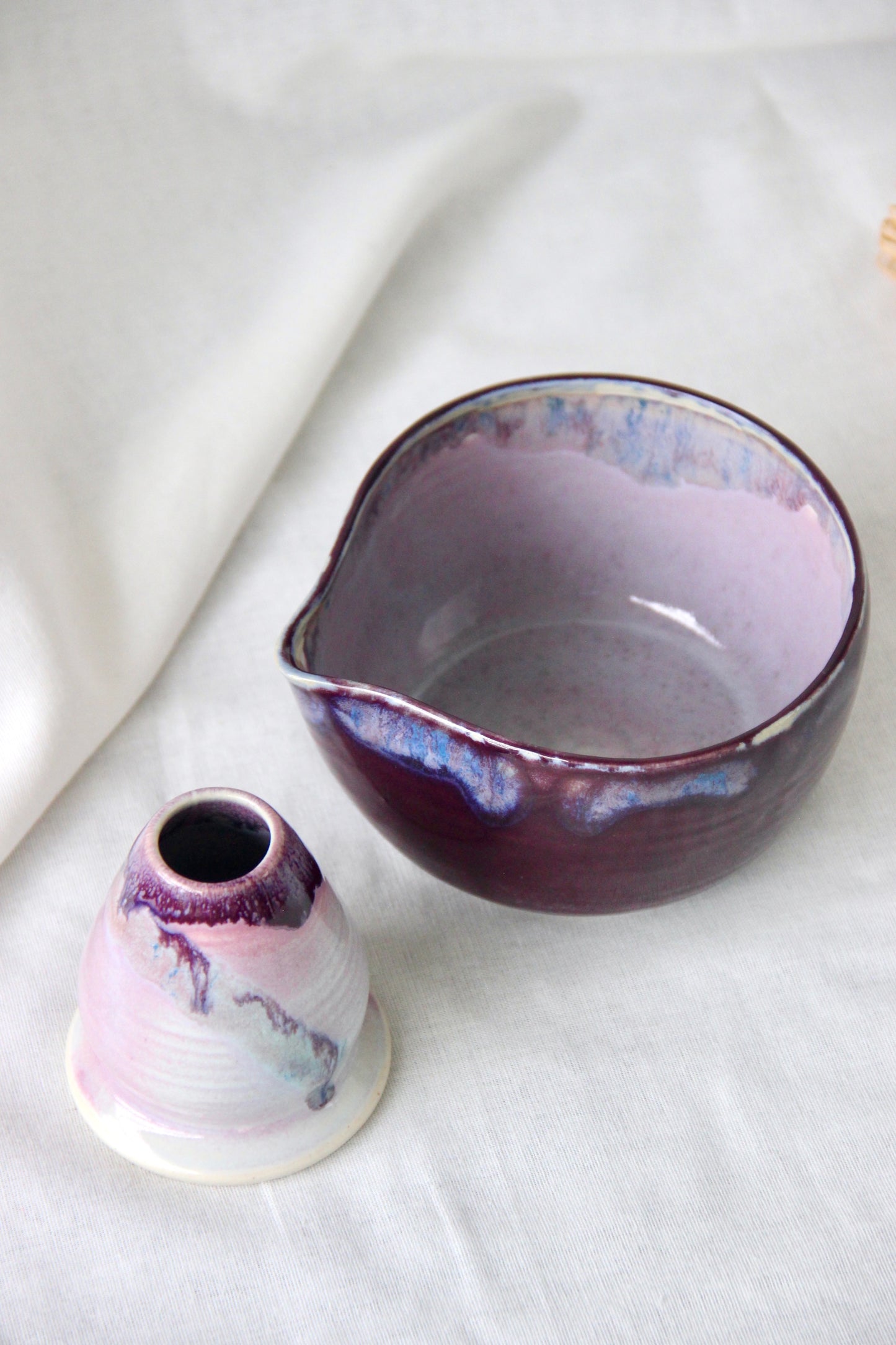 Artisan Matcha Bowl Set | Levender Mist