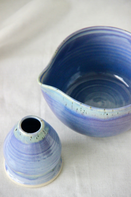 Artisan Matcha Bowl Set | Berry Blush