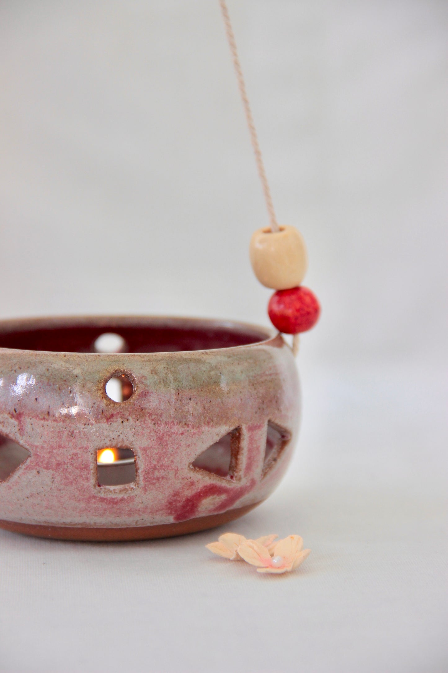 Sunset Blush | Ceramic Tealight Holder