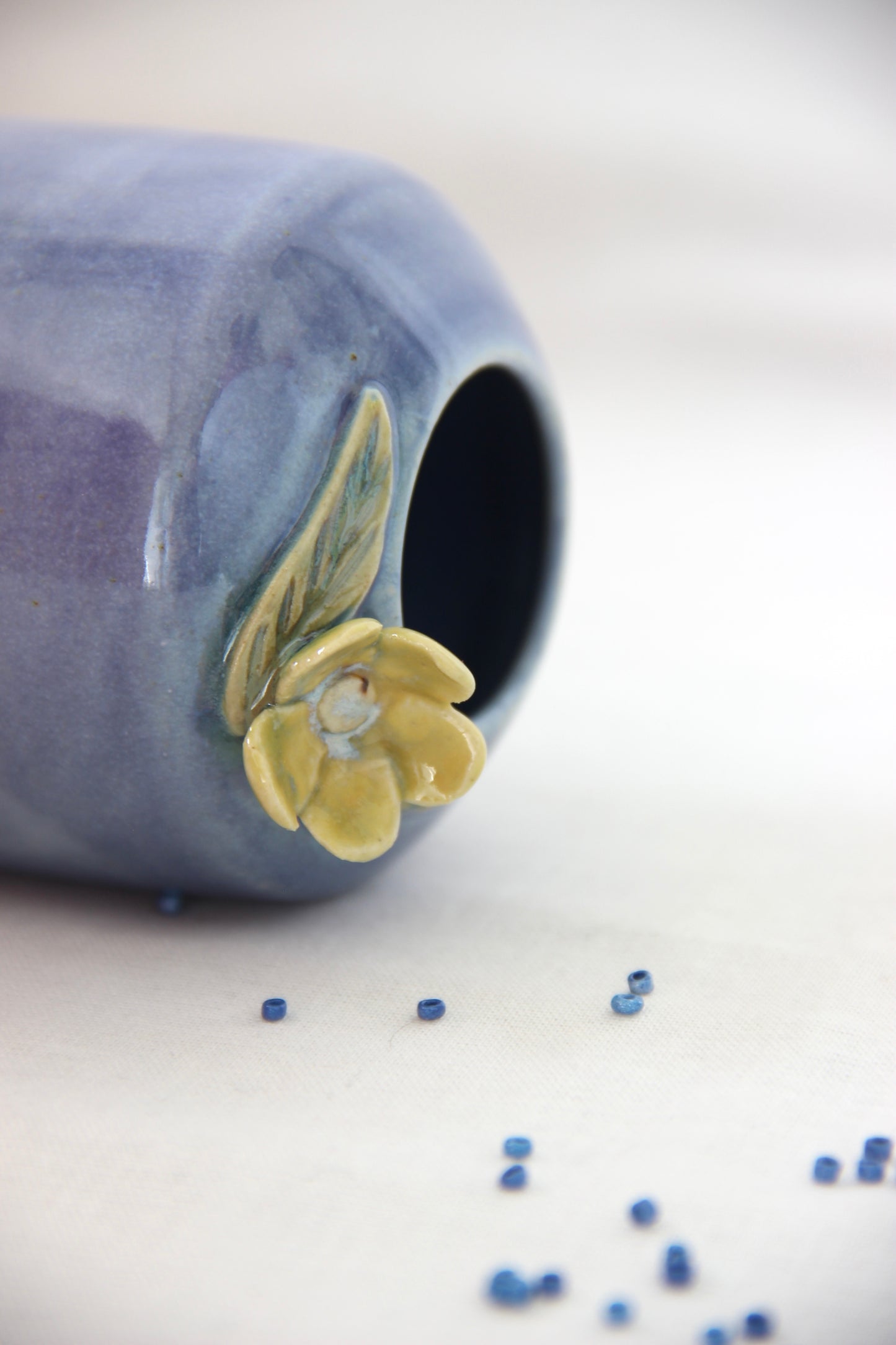 Handmade Ceramic Desk Pot | Berry Bloom