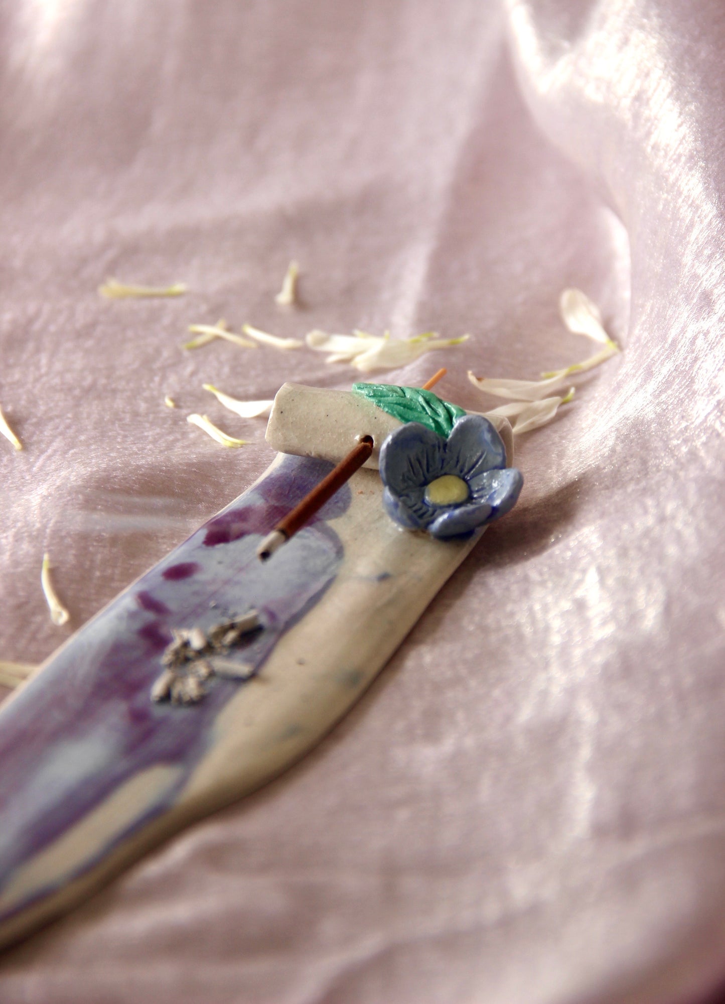 Ceramic Incense Stick Holder | Lavender
