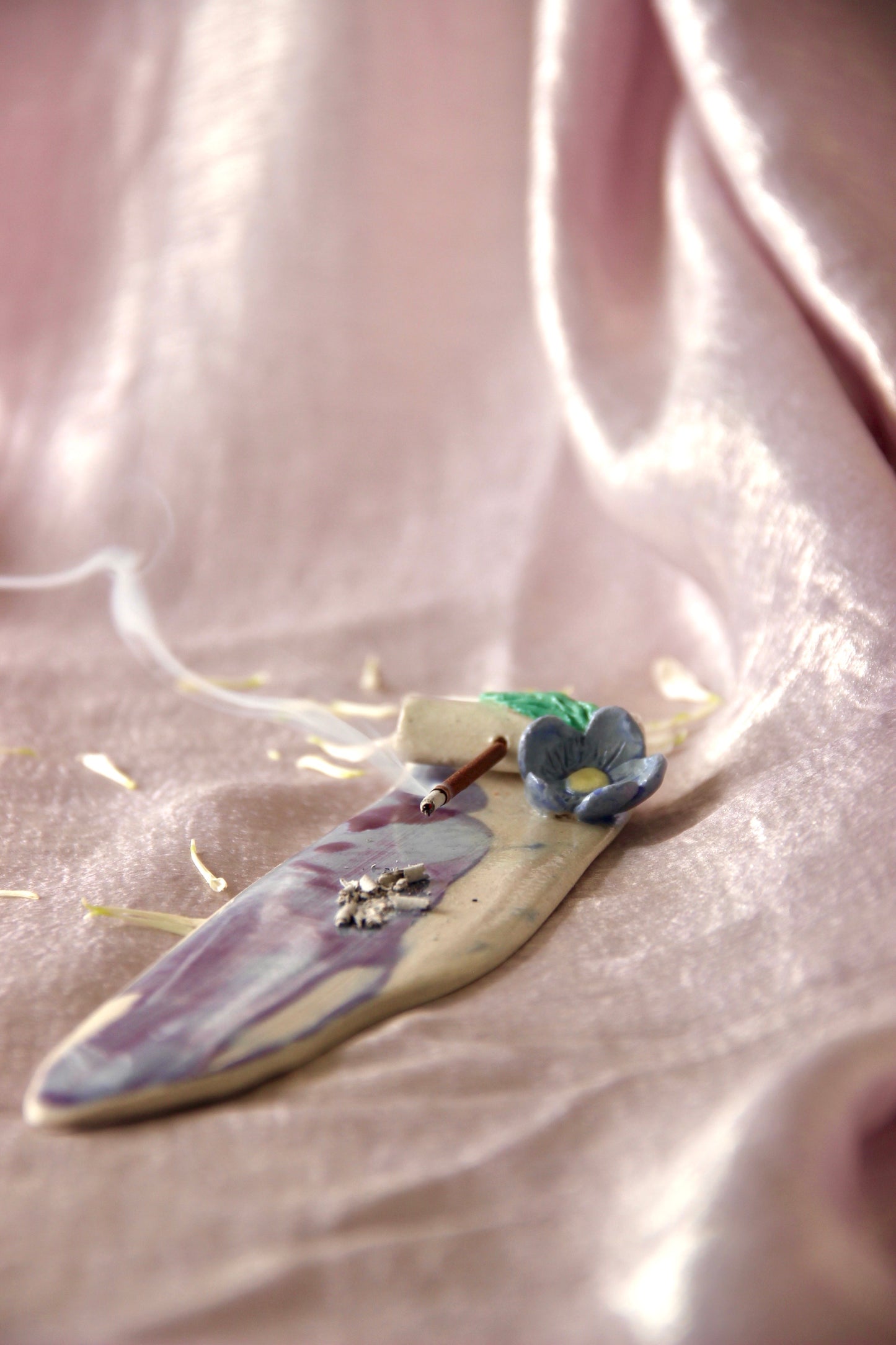 Ceramic Incense Stick Holder | Lavender