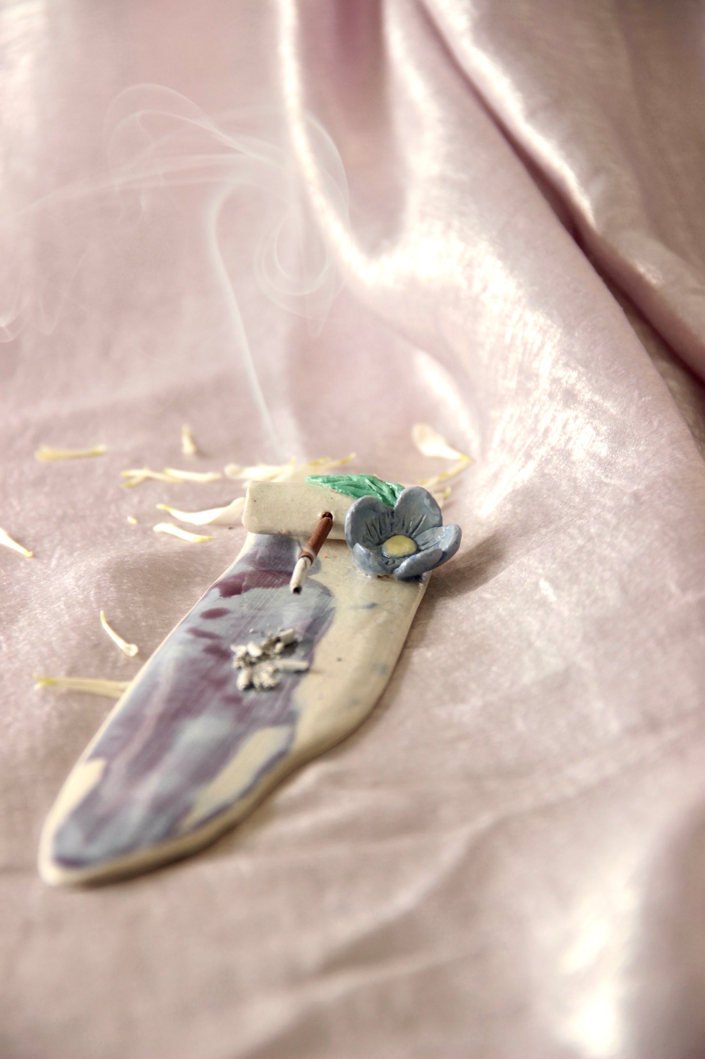 Ceramic Incense Stick Holder | Lavender