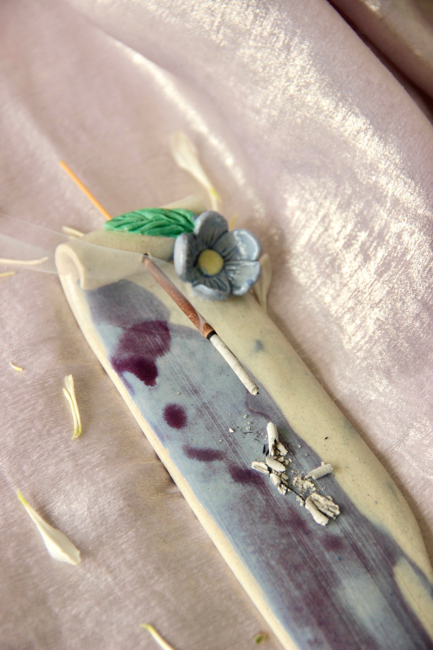 Ceramic Incense Stick Holder | Lavender