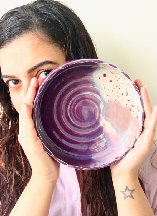The Mauve Muse Collection | Ceramic Bowl | Large