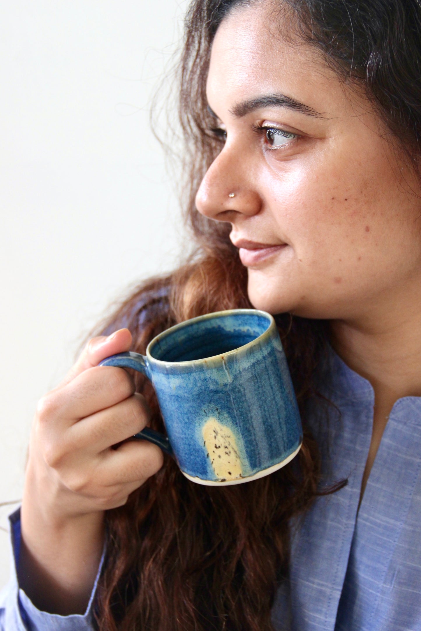 The Ocean Blue Collection | Ceramic Cups | Set of Two