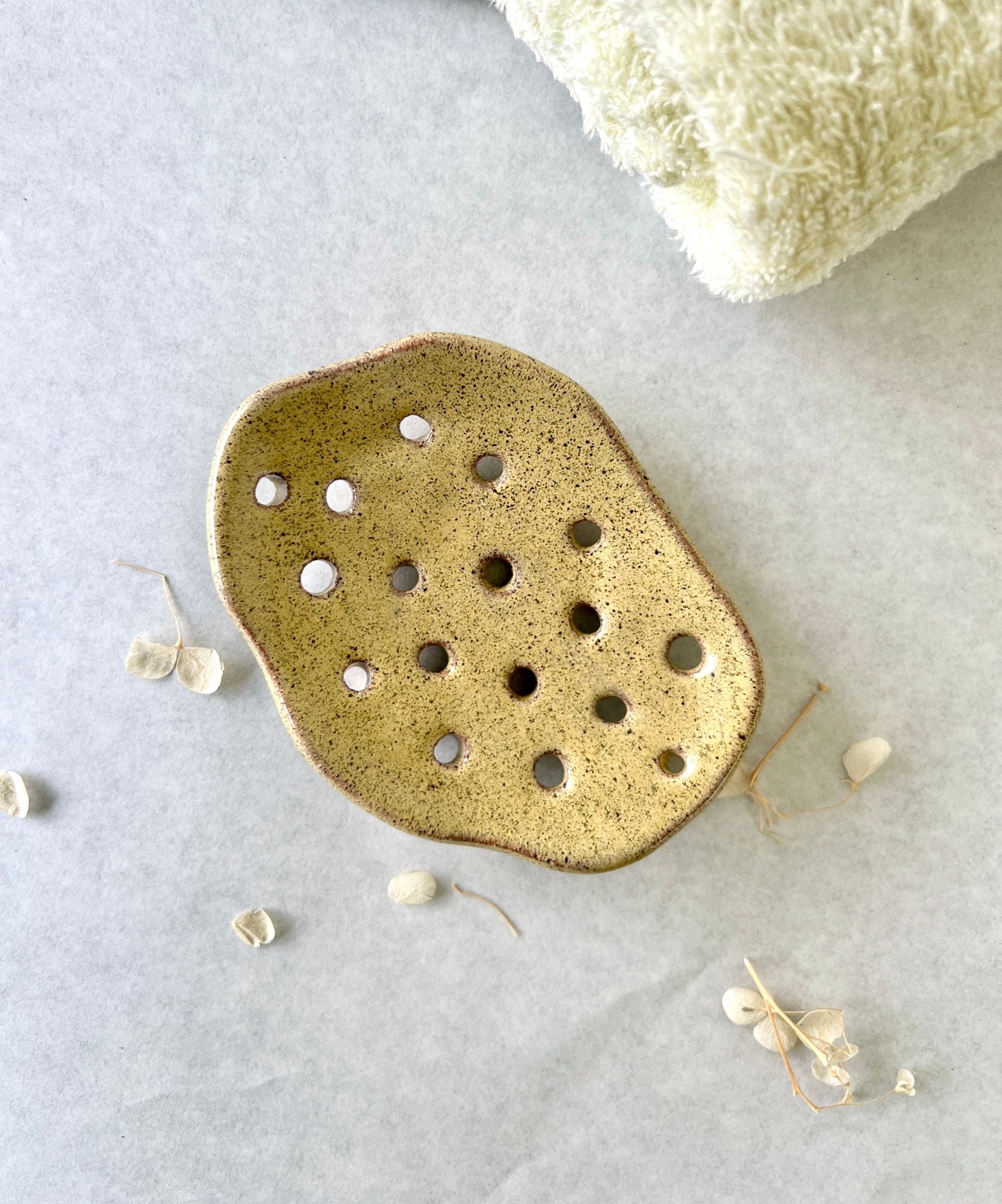 Ceramic Soap Dish | Brown