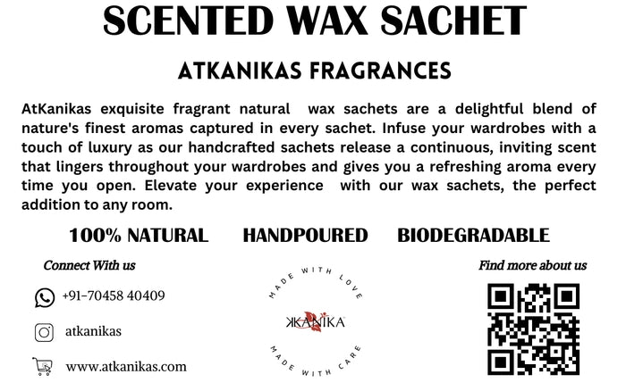 Soy Wax Sachet | Lemongrass Mist