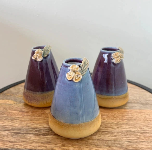 Twilight Rosebud Mini Vase