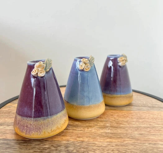 Twilight Rosebud Mini Vase